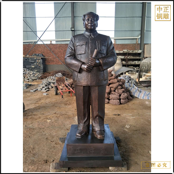 毛主席站像銅雕塑制作.jpg